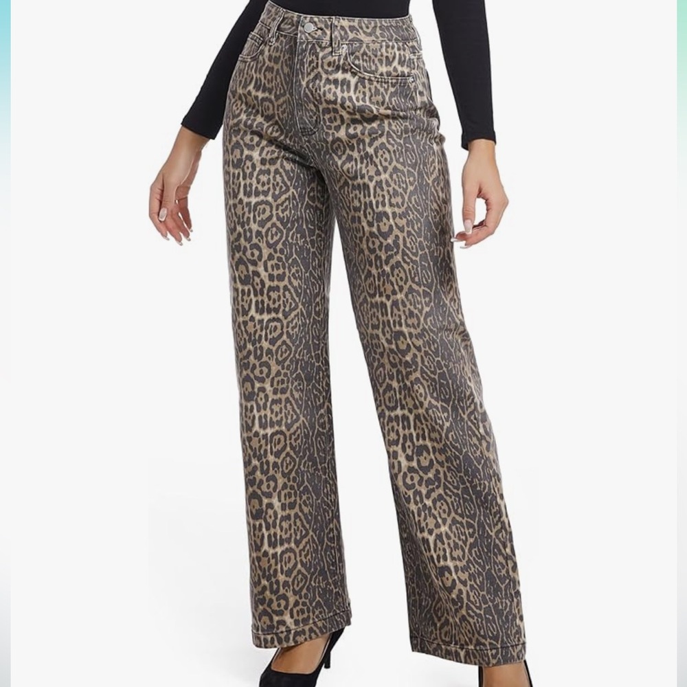 SOLD-Leopard Pants